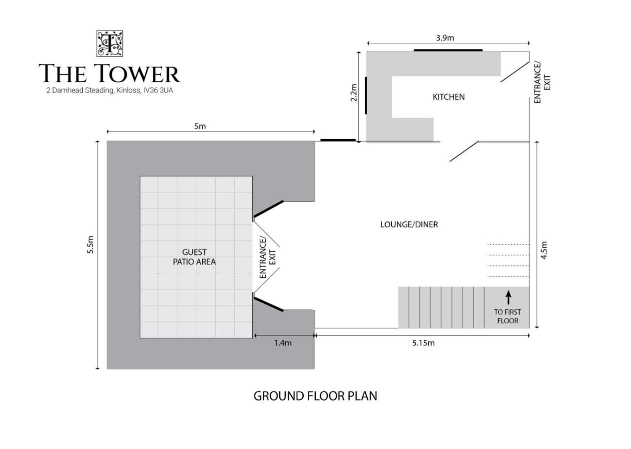 The Tower, Moray Firth Holiday Home Kinloss المظهر الخارجي الصورة